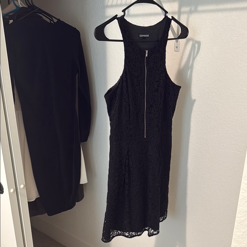 Express Black Lace Dress